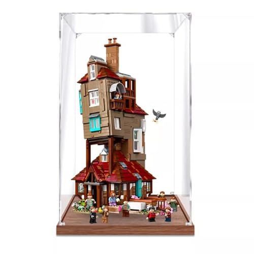 Acryl-Vitrine, kompatibel mit Lego 76437 Humble Abode Displaybox-Set, staubdicht, UV-beständig, transparente Vitrine (nur Vitrine, Kit nicht im Lieferumfang enthalten) (2 mm) von DDXMML