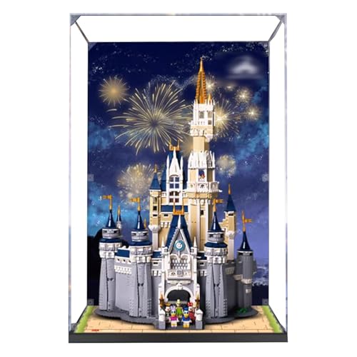 Acryl-Vitrine, kompatibel mit Lego Castle 71040 Vitrine Kit, staubdichte transparente Vitrine, Aufbewahrungsbox (nur Vitrine) von DDXMML