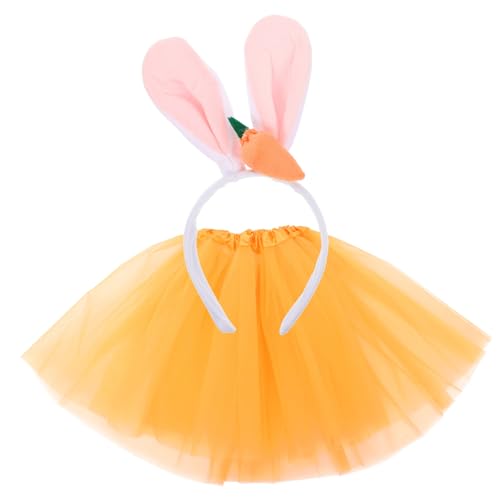 DEARMAMY 1 Satz Hasenohren gesetzt Häschenkostüm für Mädchen Fuchsohren Hasenohren für Kleinkinder Hasenkostüm kaninchenohren rabbit ears Hasen-Stirnband schöne Osterkopfbedeckungen Plüsch von DEARMAMY