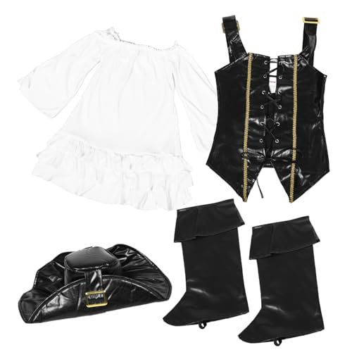 DEARMAMY Kleinkind Halloween Kostüm Kleid Piratenkostüm Jungen und Mädchen Mädchen Gothic Kleid für Mädchen von DEARMAMY