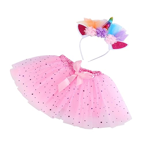 DEARMAMY 1 Satz Tutu-Rock für Mädchen Tutu-Kleid für Mädchen Säuglingskleid bunter Rock Babykleid verkleidung kinder karnevalskostüme kinder Röcke für die Party Kostümkleid Polyester Rosa von DEARMAMY