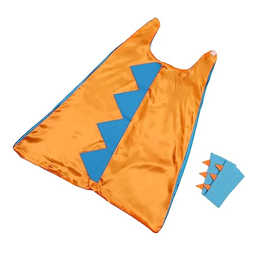 DEARMAMY 1 Satz Umhang für Kinderkostüme Umhang des Drachenritters Roben halloween costume halloween kleidung Halloween-Versorgung Halloween-Kostüm für Mädchen Tuch Orange von DEARMAMY