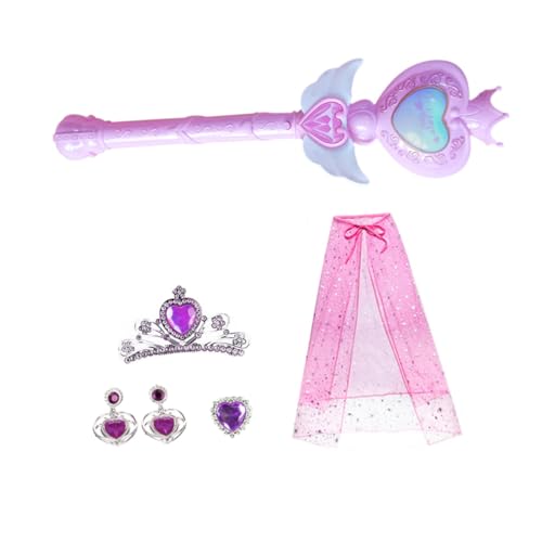 DEARMAMY 1 Satz Zauberstab spielzeug the hallow kleidung für kinder kinderkleidung Prinzessin Rollenspiel Kostüm Cosplay-Outfits für Prinzessinnen Kinder Umhang -Requisiten Opp Violett von DEARMAMY