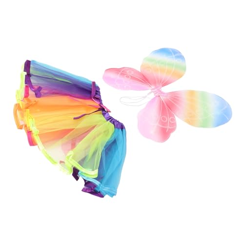 DEARMAMY 1 Set Fairy Butterfly Wings Kids Kostüm Tutu Rock Tanzkostüm Partei Liefert von DEARMAMY