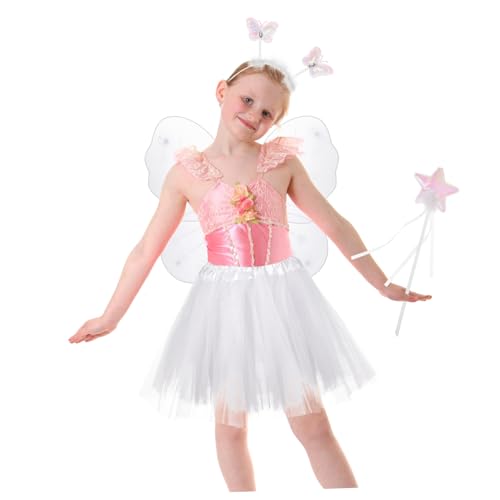 DEARMAMY 1 Set Fairy Rock Mädchen Party Kostüm Fairy Skirt Performance Kostüm von DEARMAMY