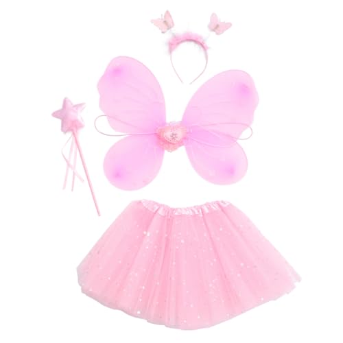 DEARMAMY 1 Set Fairy Rock Mädchenkostüm Tüllrock Für Ideal Für Karneval Fasching Oder Theateraufführungen Farbenfrohes Accessoire Mit Glitzernden Details von DEARMAMY