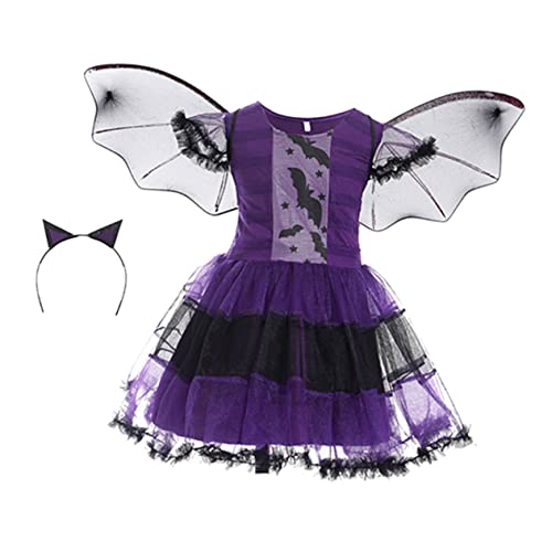 DEARMAMY 1 Set Halloween Anziehkostüm Mit Cosplay Zubehör Perfekte Bühnenaufführungsdekoration Inklusive Aufblasbarem Kürbis Und Fledermaus Lichterkette Für Stimmungsvolle von DEARMAMY