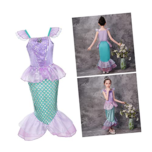 DEARMAMY 1Stk Mädchenrock one piece kleidung kinderkleider kinderbekleidung meerjungfrauen mitgebsel mermaids the girl prinzessinnenkleider kinder Meerjungfrauenkleid für Kinder Feenkleid von DEARMAMY