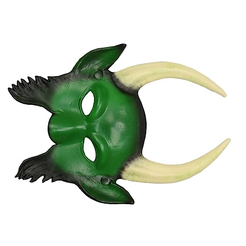 DEARMAMY 1Stk Party-Gesichtsabdeckung halloween masken halloweenmaske gesichtsmaske halloween tier masken gesicht masken Tier-Cosplay-Kostüm Tiermasken Party-Maske cospaly Maske Green von DEARMAMY