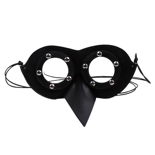 DEARMAMY 1Stk Schnabel Halloween mask halloweenmaske Party mask Costume mask Maskerade Foto-Requisiten für Kostümpartys kleidung Gesichtsabdeckung aus Cosplay- Black von DEARMAMY