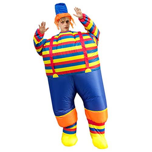 DEARMAMY 1stk Clown Aufblasbare Kleidung Lustige Cosplays Aufblasbare Anzüge Lustig Aufblasbares Partykostüm Clownskostüm Aufblasen Clown-partykostüm Kostüme Für Erwachsene Kinderkostüme von DEARMAMY