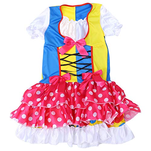 DEARMAMY 1stk Clown-anzug Kleidung Clown-cosplay-outfit Clown-kostüm Cosplay-kostüm Baumwolle von DEARMAMY