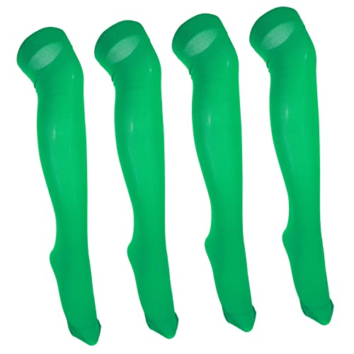 DEARMAMY 2 Paar Strümpfe Hohe Socken Für Damen Cosplay-socken Damen Overknee Socken Strumpffüller Für Damen Oberschenkelhohe Socken Frauen Oberschenkel Hohe Socken Polyester Green von DEARMAMY