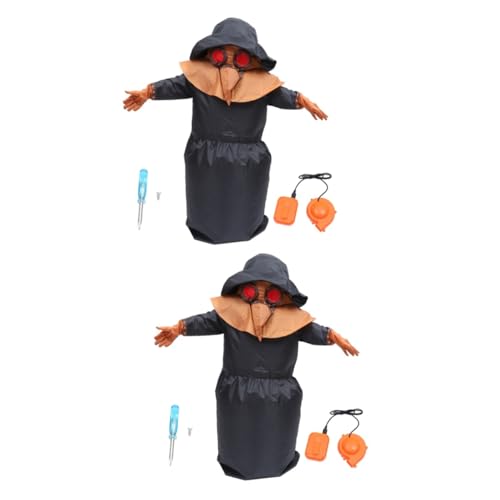 DEARMAMY 2 Stk Halloween aufblasbares Kostüm halloween costume halloween kleidung Halloween-Kostüm Arzt Kostüm für Erwachsene aufblasbare Kleidung aufblasbare Partykleidung reinigen von DEARMAMY