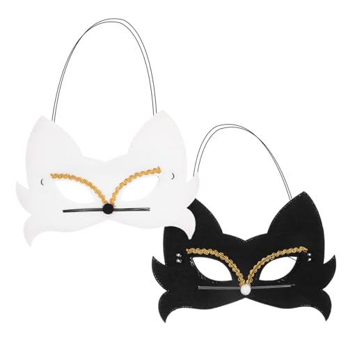 DEARMAMY 2 Stück Katze Halloween Halloween Kostüme Katze Für Halloween Katze Halloween Party Katzen Partydekorationen Katzen Partygeschenke Für Mädchen von DEARMAMY