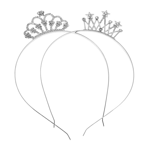 DEARMAMY 2 Stück Strass Krone mit Stern und Schmetterling Verstellbares Leichtes Legierungs tiara Haarreif für Mädchen Funkelndes Haarschmuck für Party Aufführung und DEARMAMY 2 Stück Strass Krone mit Stern und Schmetterling Verstellbares Leichtes Legierungs tiara Haarreif für Mädchen Funkelndes Haarschmuck für Party Aufführung und von DEARMAMY