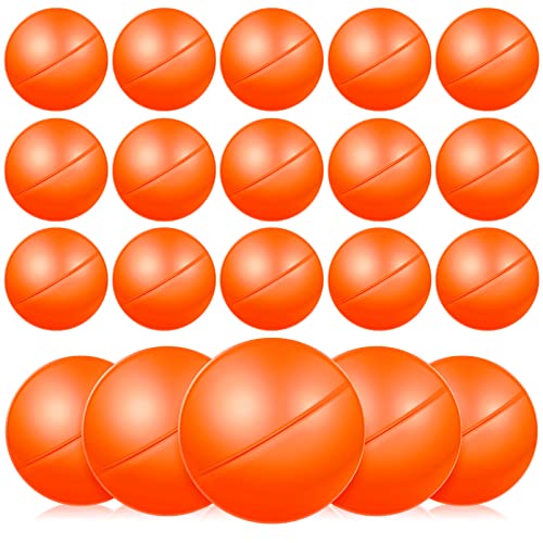 DEARMAMY 25 Stück Hohle Tombola-Kugeln Aus Kunststoff Bingo-Kugeln Runde Automatenkapseln Spiel-Requisiten Für Partys (Orange) von DEARMAMY