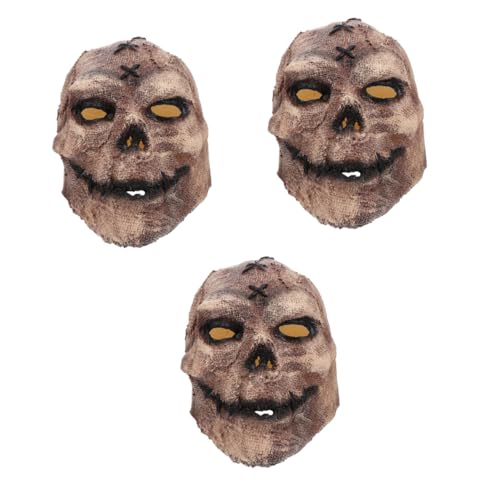 DEARMAMY 3 Stk Vogels cheuche Maske Halloween-Requisiten Party-Cosplay-Maske Schädelmaske Jäger halloween deko halloween schminke Halloweenkostüm Schutzmaske Halloween-Versorgung Emulsion von DEARMAMY