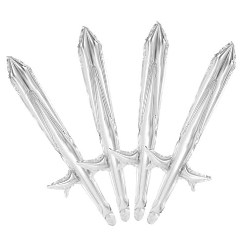DEARMAMY 4 Stück Teiliges Aufblasbare Piratenschwerter aus Leichtem Aluminiumfolie Material für Kindergeburtstag Halloween Piratenkostüm Partyzubehör Cosplay Requisiten DEARMAMY 4 Stück Teiliges Aufblasbare Piratenschwerter aus Leichtem Aluminiumfolie Material für Kindergeburtstag Halloween Piratenkostüm Partyzubehör Cosplay Requisiten von DEARMAMY