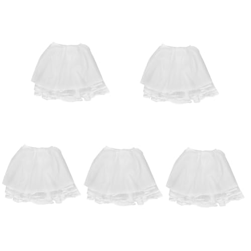 DEARMAMY 5 Stück Bustier Rock Petticoat Rock Für Mädchen Kurzer Petticoat Krinoline Unterrock Für Mädchen Dekorativer Krinoline Rock Für Mädchen Mädchen Petticoat Unterrock Mädchen von DEARMAMY