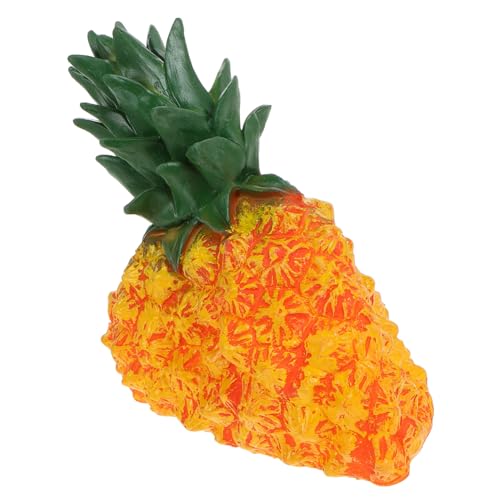 DEARMAMY Fruchtmaske Frucht-cosplay-kostüme Festivalmasken Ananas-masken Zu Halloween Karnevalsmasken Head Bopper-stirnband Vollkopfmasken Masken Verkleiden Ananas-kopfstück Orange Emulsion von DEARMAMY