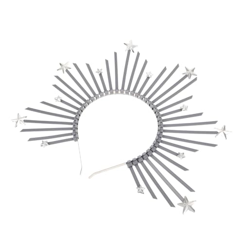 DEARMAMY Göttinnen Haarband mit Silbernen Sternen Verstellbares Stirnband für Damen und Mädchen Vielseitiges Accessoire für Hochzeit Party Cosplay und Geburtstagsfeiern DEARMAMY Göttinnen Haarband mit Silbernen Sternen Verstellbares Stirnband für Damen und Mädchen Vielseitiges Accessoire für Hochzeit Party Cosplay und Geburtstagsfeiern von DEARMAMY