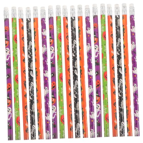 DEARMAMY Halloween-Bleistifte Große Halloween-Bleistift Mit Radiergummi Halloween-Bleistifte Lustiges Sortiment Halloween-Bleistifte Hölzerne Zeichenstifte Als Geschenk von DEARMAMY