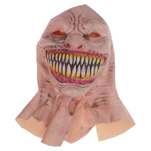 DEARMAMY Halloween Maske Maskenmaske Für Erwachsene Halloween Männer Horrormasken Gesichtsmaske Halloween Masken Kostüm Halloween Zombie Türabdeckung Purge Maske Kostüme von DEARMAMY