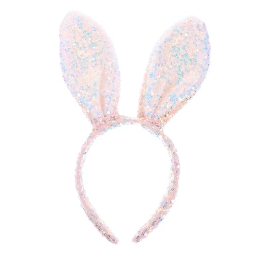 DEARMAMY Hasenohren Stirnband Für Damen Pailletten Stirnband Flexibles Und Bequemes Party Accessoire Für Kostümpartys Geburtstagsfeiern Und Fotorequisiten DEARMAMY Hasenohren Stirnband Für Damen Pailletten Stirnband Flexibles Und Bequemes Party Accessoire Für Kostümpartys Geburtstagsfeiern Und Fotorequisiten von DEARMAMY