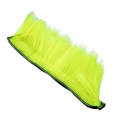 DEARMAMY Helm Perücke Farbe Perücke Bunte Perücken Abschlussball- Buggy Perückenparty Clown-kostüm -kostüm Farbige Seidenpunkhaare Maske Zirkus Hochtemperaturdraht Light Green von DEARMAMY