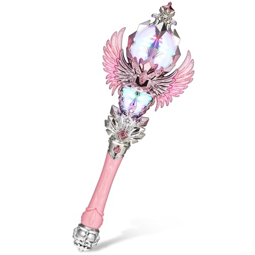 DEARMAMY Leuchtstab: Leuchtender Feenstab für Mädchen – Handlicher Prinzessinnenstab mit Bunten Led-lichtern für Nächtliche Spiele, Cosplay Und Bühnenauftritte DEARMAMY Leuchtstab: Leuchtender Feenstab für Mädchen – Handlicher Prinzessinnenstab mit Bunten Led-lichtern für Nächtliche Spiele, Cosplay Und Bühnenauftritte von DEARMAMY