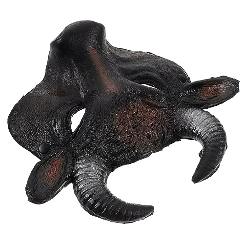 DEARMAMY Maskerade-maske Für Frauen Kuh-maskerade Halloween -maske Fuchsmaske Und Teufelsmaske Maske Reinigen Tiermasken Stier Maskerade Zubehör Cosplay-kuh Bullenmaske Pu von DEARMAMY