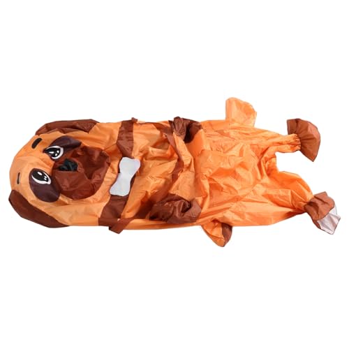 DEARMAMY Mops aufblasbarer Anzug aufblasbare Halloween-Kostüme -Kostüm zum Aufblasen Kuhkostüm Halloween-Attacken Aufblasbare Kostüme für Erwachsene Hunde-Halloween-Kostüme Polyester von DEARMAMY