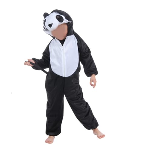 DEARMAMY Panda Tierkostüm Für Karneval Halloween Cosplay Lustiges Tierkostüm Für Jungen Und Mädchen Für Kostümpartys Und Rollenspiele von DEARMAMY