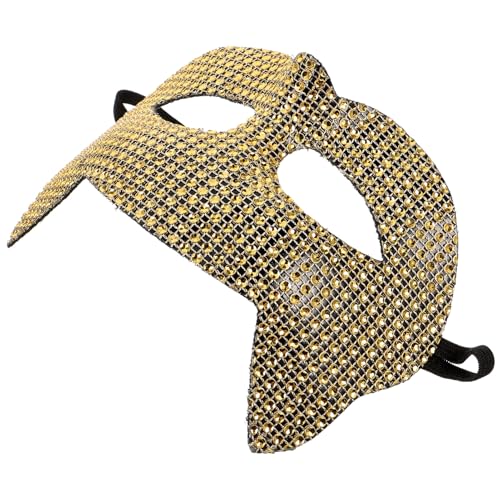 DEARMAMY Party Maskerade Männer Karneval Masken Für Frauen Katze Kleidung Frau Katze Maskerade Frauen Halloween Katze Für Frauen Masken Kostüm Goldene Kunststoff von DEARMAMY