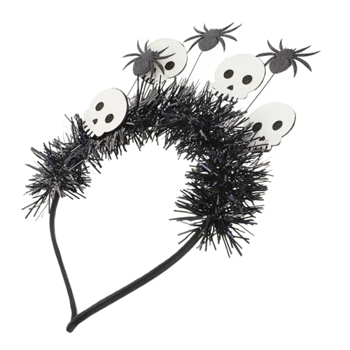 DEARMAMY -Stirnband festival haarschmuck fledermaus kopfschmuck Party Kopfband Cosplay Kopfband Spinnen-Haarschmuck Stirnbänder Halloween-Haarband Cosplay-Stirnband Filzstoff Black von DEARMAMY