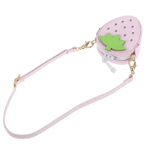 DEARMAMY Süße Miniatur -Mini -Cross -Body -Bag -Puppe Strawberry Geldbeutel Outfitaccessory Für Puppen von DEARMAMY