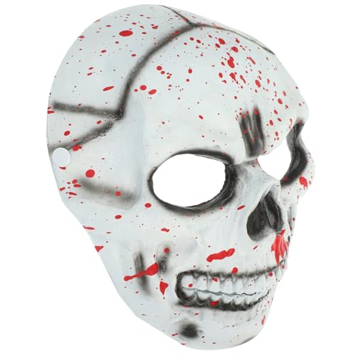 DEARMAMY Tanzmaske Halloween Treat Boxen Tierische Performance-Kopfbedeckung am gruseligsten Koffer halloween costume halloween kleidung beängstigende Masken Schädelmaske halbes Gesicht Pu von DEARMAMY