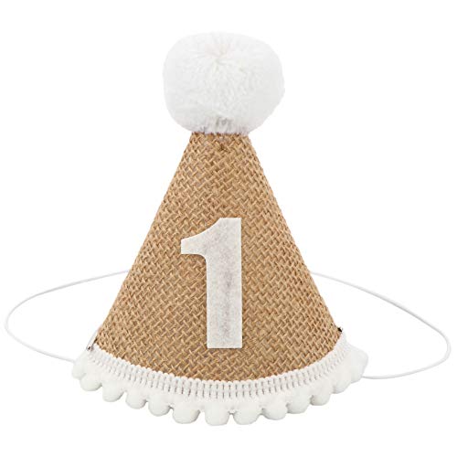 DEARMAMY für Den 1 Geburtstag Des Säuglings Neugeborenen-geburtstagskappe Kopfschmuck für Babyparty Süße Modische Kopfbedeckung DEARMAMY für Den 1 Geburtstag Des Säuglings Neugeborenen-geburtstagskappe Kopfschmuck für Babyparty Süße Modische Kopfbedeckung von DEARMAMY