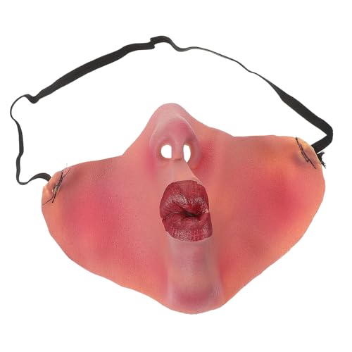 DEARMAMY lustige Maske halloween maske halloween-maske realistic mask masken fasching costume masks mouth mask Partymasken für Erwachsene Partymaskenmänner Kostüm Maske Emulsion von DEARMAMY