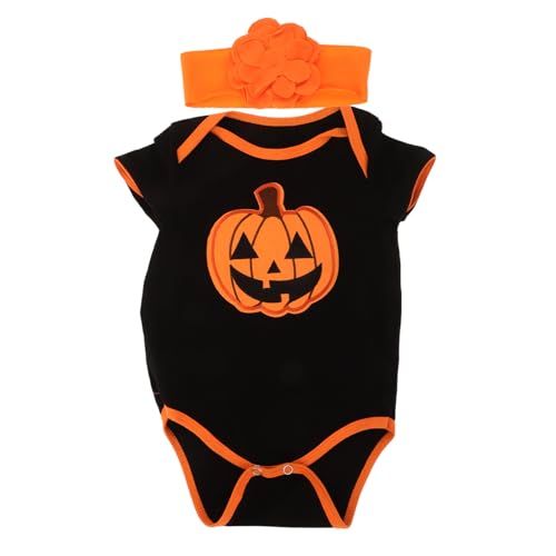 DEARMAMY -strampler Kürbiskerne Kürbis Babykostüm Halloween-kleinkindkleidung -kürbis-halloween-kostüm Babykostüm Kürbis Neugeborenes Erstes Halloween-outfit Kürbiskostüm Baumwolle von DEARMAMY