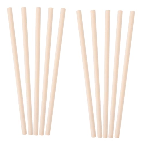 DECHOUS 10 Stück Hölzerne Percussion-stäbe, Rhythmus-Sticks, Musikalische Entwicklungs-Percussion-stäbe Für Kinder von DECHOUS