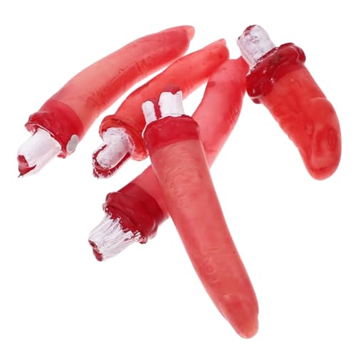 DECHOUS 10 Stück Teiliges Halloween Deko Blutige Abgetrennte Finger Realistische Horror Requisiten für Geisterhaus Party Gruselige Simulation für Halloween Dekoration und Bühnenauftritte DECHOUS 10 Stück Teiliges Halloween Deko Blutige Abgetrennte Finger Realistische Horror Requisiten für Geisterhaus Party Gruselige Simulation für Halloween Dekoration und Bühnenauftritte von DECHOUS