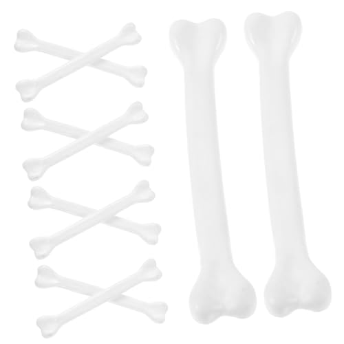 DECHOUS 10 Stück Teiliges Halloween Skelettknochen Leichte Kunststoff Deko Vielseitige DIY Knochen Anhänger für Halsketten Taschen und Hüte Weiße Stabile Halloween Deko Zubehör DECHOUS 10 Stück Teiliges Halloween Skelettknochen Leichte Kunststoff Deko Vielseitige DIY Knochen Anhänger für Halsketten Taschen und Hüte Weiße Stabile Halloween Deko Zubehör von DECHOUS