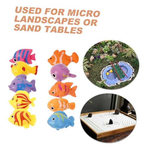 DECHOUS 10 Stück Teiliges Miniatur Fischfiguren aus Langlebigem Kunststoff Bunte Meerestiere Mini Deko für Aquarium Wohnzimmer und Modelllandschaften Platzsparende Tierfiguren DECHOUS 10 Stück Teiliges Miniatur Fischfiguren aus Langlebigem Kunststoff Bunte Meerestiere Mini Deko für Aquarium Wohnzimmer und Modelllandschaften Platzsparende Tierfiguren von DECHOUS