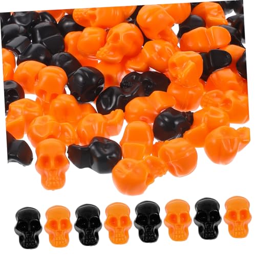 DECHOUS 100st Skelett Figuren Amphibisches Modell Miniatur Skulptur Auto Plüsch Statue Halloween-schädel-Requisiten Mini-schädelhand Schädel-Halloween- Menschlich Plastik von DECHOUS