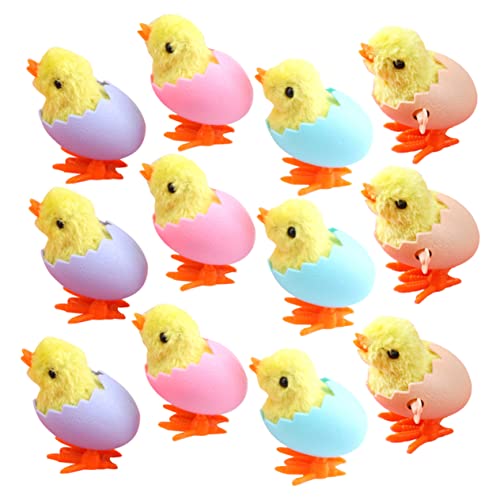DECHOUS 12 Stück Teiliges Aufziehspielzeug Springende Küken Langlebige Wind Up Chick Toys Niedliche Osterkorb Füllstoffe für Ostern und Geburtstage DECHOUS 12 Stück Teiliges Aufziehspielzeug Springende Küken Langlebige Wind Up Chick Toys Niedliche Osterkorb Füllstoffe für Ostern und Geburtstage von DECHOUS