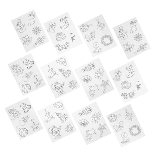 DECHOUS 12 Stück Teiliges Schrumpffolien Weihnachtsmotiven Hitzeaktivierbare Bastelfolien für DIY-schmuck Schlüsselanhänger und Weihnachtsdekoration Kunststoffmaterial Einfach zu Verwenden DECHOUS 12 Stück Teiliges Schrumpffolien Weihnachtsmotiven Hitzeaktivierbare Bastelfolien für DIY-schmuck Schlüsselanhänger und Weihnachtsdekoration Kunststoffmaterial Einfach zu Verwenden von DECHOUS