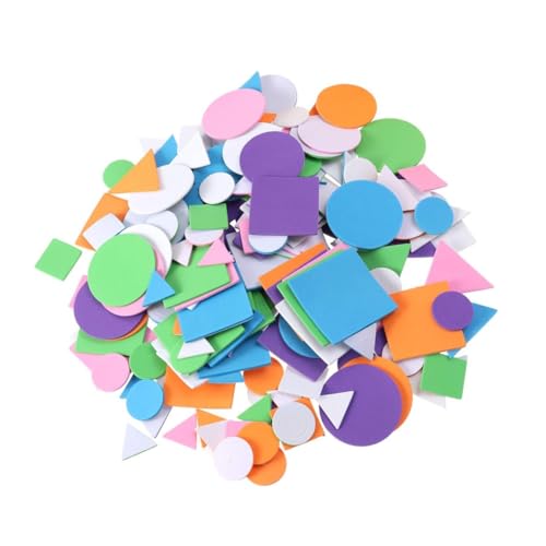 DECHOUS 1250 Stück Teiliges Eva Schaumstoff Sticker Bunte Selbstklebende Geometrische Formen Langlebig und Sicher für DIY Bastelprojekte Scrapbooking Schuldekoration Zufällige und Farben DECHOUS 1250 Stück Teiliges Eva Schaumstoff Sticker Bunte Selbstklebende Geometrische Formen Langlebig und Sicher für DIY Bastelprojekte Scrapbooking Schuldekoration Zufällige und Farben von DECHOUS