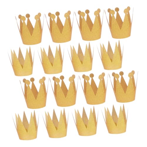 DECHOUS 18 Stück Teiliges Kindergeburtstags Kronen PVC Glitzer Partyhüte für Mädchen und Erwachsene Bequeme Rutschfeste Geburtstagskopfbedeckung Festliche Deko für Kinderparty DECHOUS 18 Stück Teiliges Kindergeburtstags Kronen PVC Glitzer Partyhüte für Mädchen und Erwachsene Bequeme Rutschfeste Geburtstagskopfbedeckung Festliche Deko für Kinderparty von DECHOUS